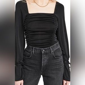 Free People Meant To Be Ruched Bodysuit - image 1